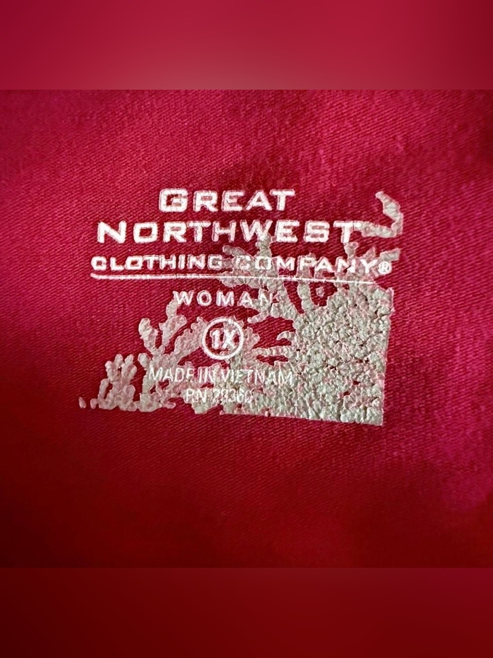 Great Northwest Clothing Company Fuchsia Pink Zip-Up Hoodie - Picture 3 of 6